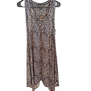 NWT Isabella Rodriguez Women's Sundress Sz S Sleeveless Flowy Pockets Knit Black